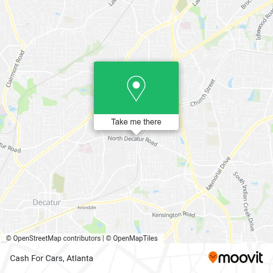 Cash For Cars map