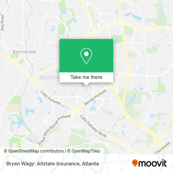 Bryan Wagy: Allstate Insurance map