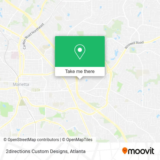 2directions Custom Designs map
