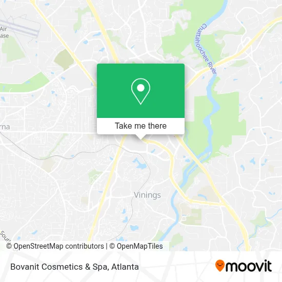 Bovanit Cosmetics & Spa map