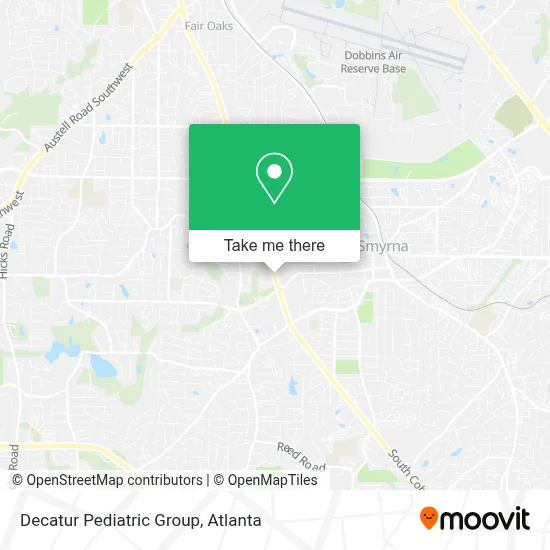 Decatur Pediatric Group map