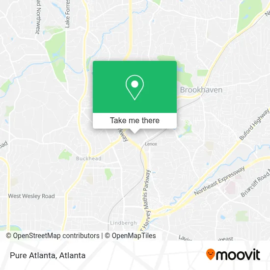 Pure Atlanta map