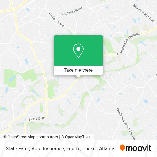 State Farm, Auto Insurance, Eric Lu, Tucker map