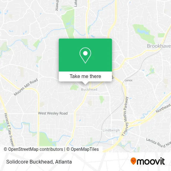 Solidcore Buckhead map