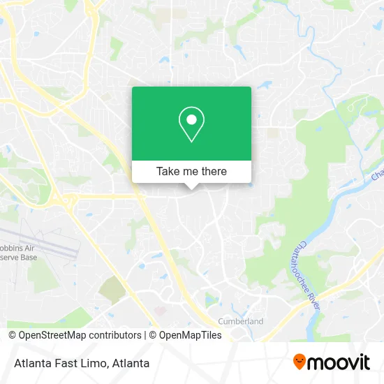 Atlanta Fast Limo map
