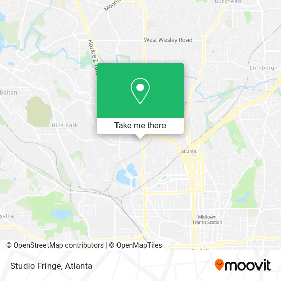 Studio Fringe map