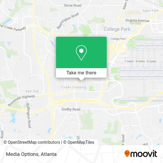 Media Options map