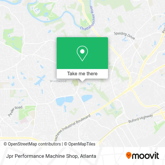Jpr Performance Machine Shop map