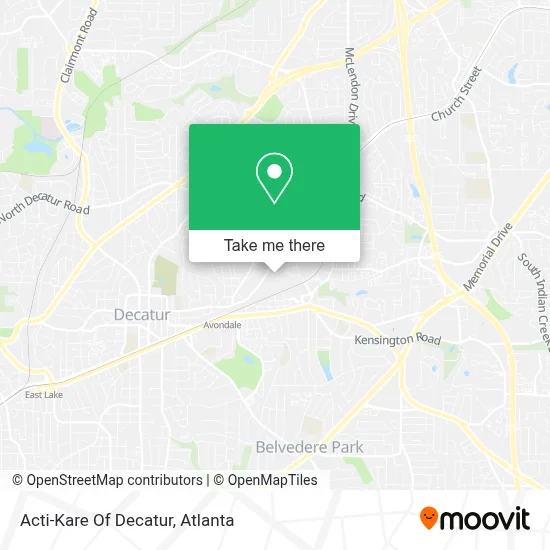 Acti-Kare Of Decatur map
