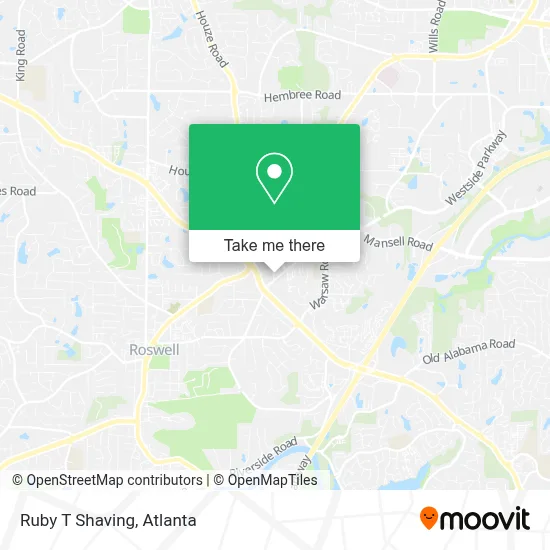 Ruby T Shaving map