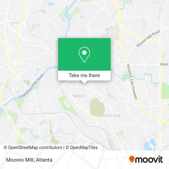 Moores Mill map