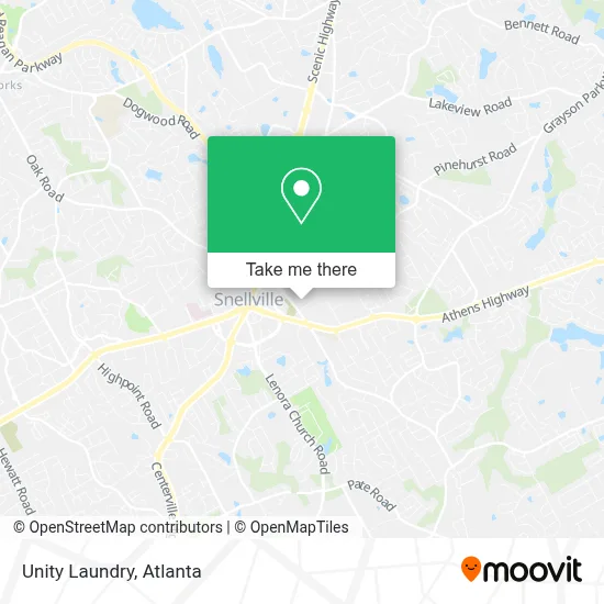 Unity Laundry map