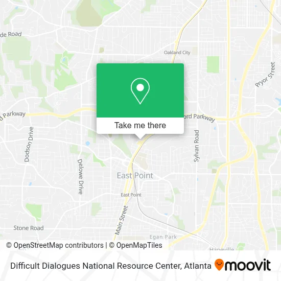 Difficult Dialogues National Resource Center map