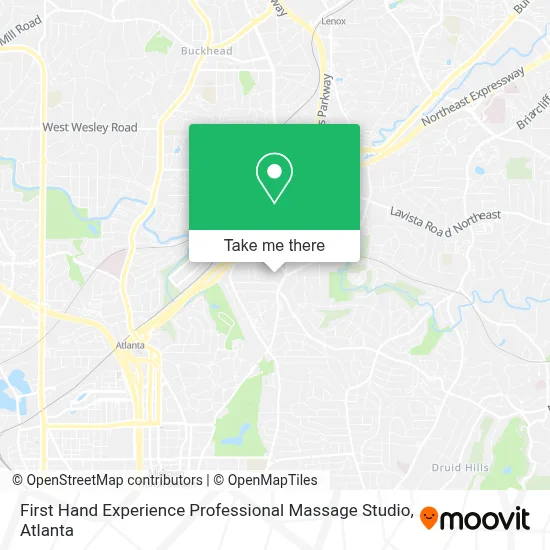 First Hand Experience Professional Massage Studio map