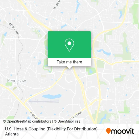U.S. Hose & Coupling (Flexibility For Distribution) map