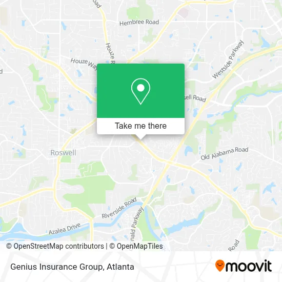 Genius Insurance Group map