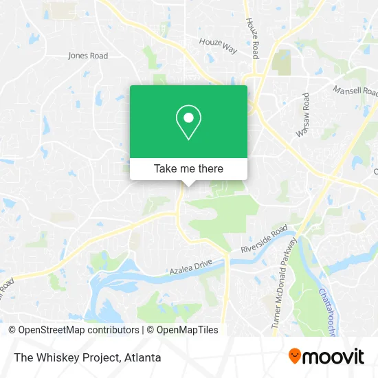 The Whiskey Project map