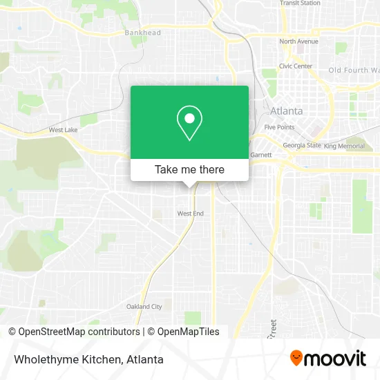 Wholethyme Kitchen map