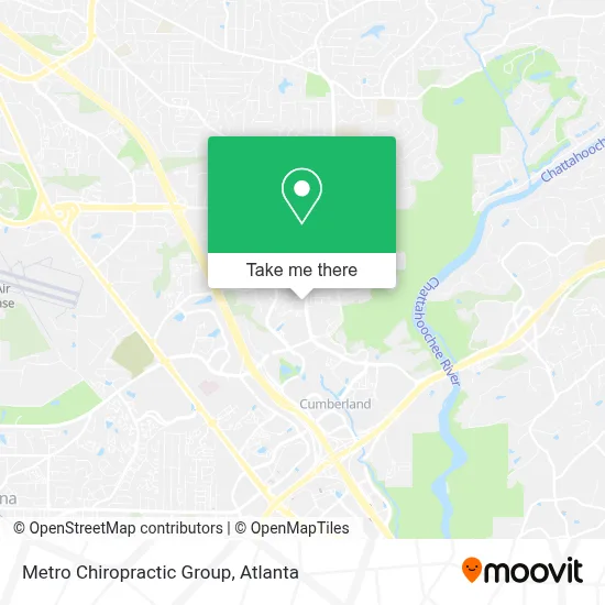Metro Chiropractic Group map