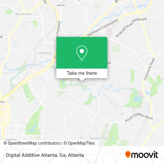 Digital Additive Atlanta, Ga map