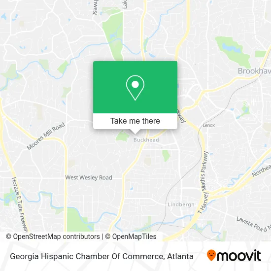 Georgia Hispanic Chamber Of Commerce map