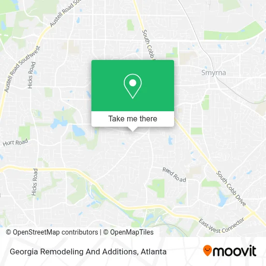 Georgia Remodeling And Additions map