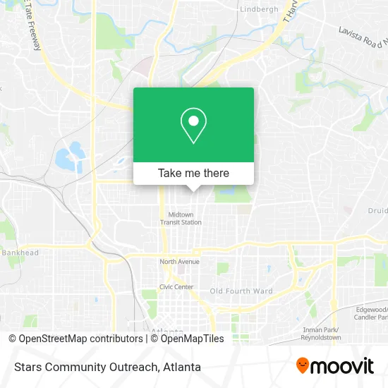 Stars Community Outreach map
