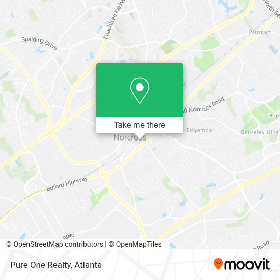 Pure One Realty map