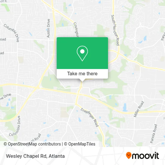 Wesley Chapel Rd map