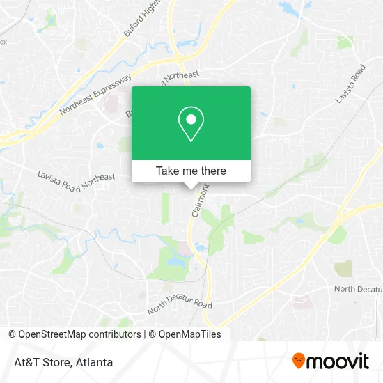 At&T Store map