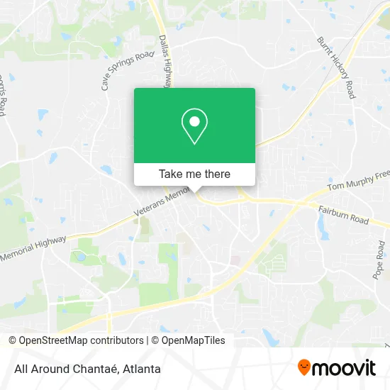 All Around Chantaé map