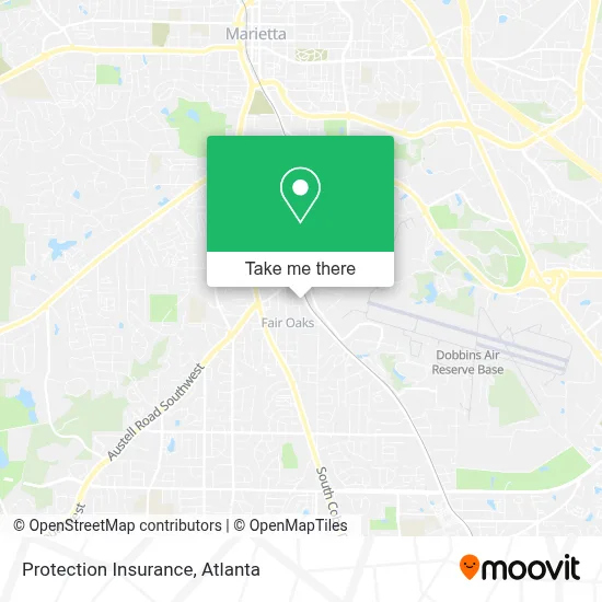 Protection Insurance map