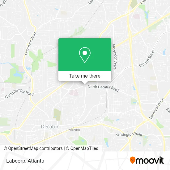 Labcorp map