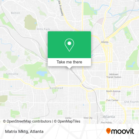Matrix Mktg map