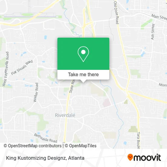 King Kustomizing Designz map