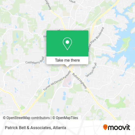 Patrick Bell & Associates map