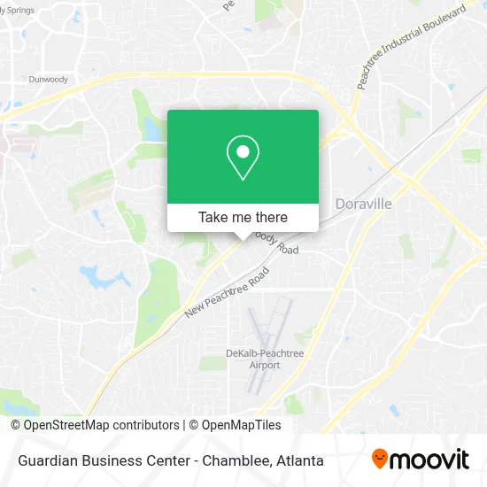 Guardian Business Center - Chamblee map