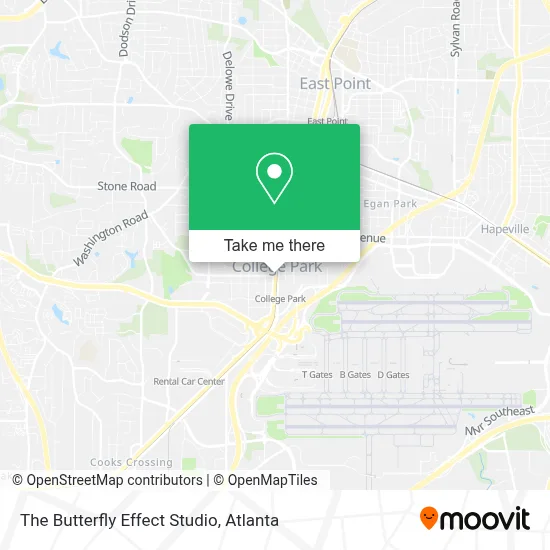 The Butterfly Effect Studio map