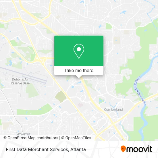 First Data Merchant Services map