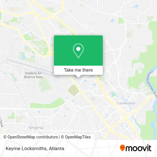 Keyme Locksmiths map