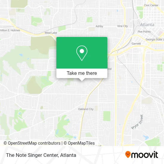 The Note Singer Center map