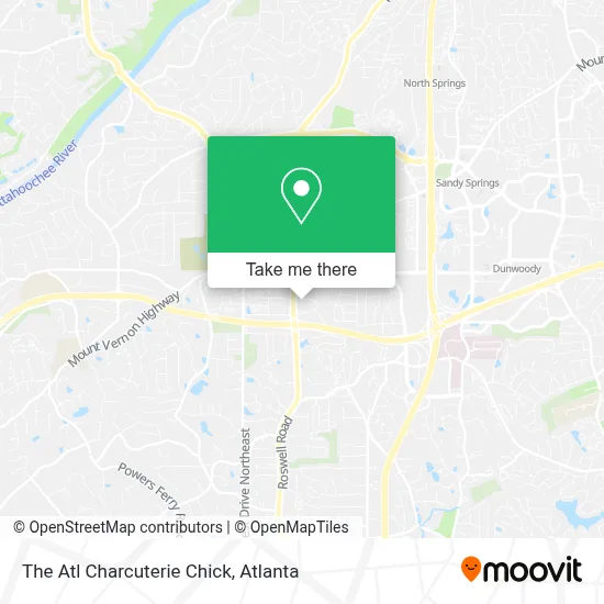 The Atl Charcuterie Chick map