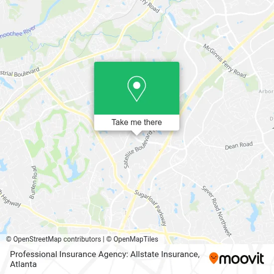 Professional Insurance Agency: Allstate Insurance map