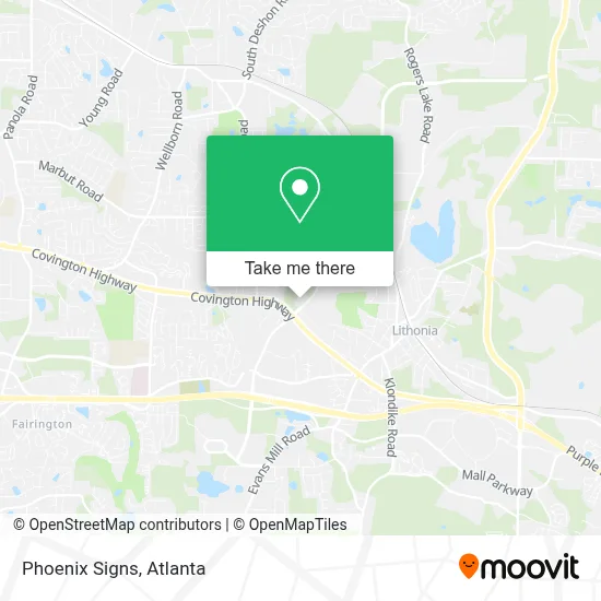 Phoenix Signs map