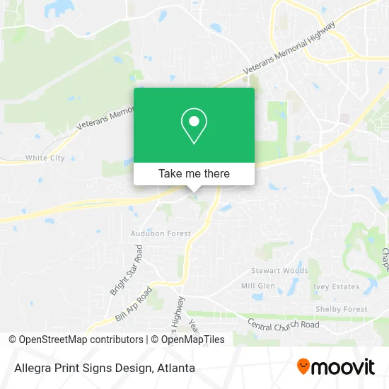 Allegra Print Signs Design map