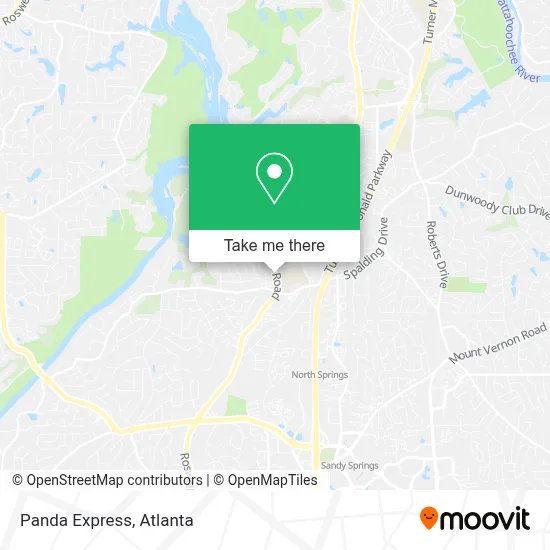 Panda Express map
