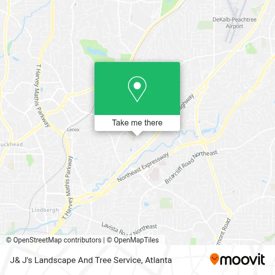 J& J's Landscape And Tree Service map