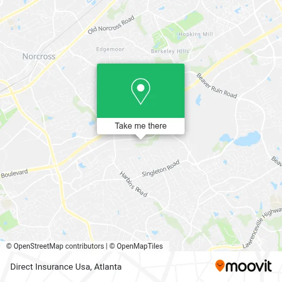 Direct Insurance Usa map