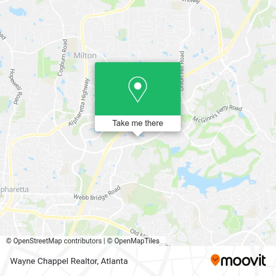 Wayne Chappel Realtor map
