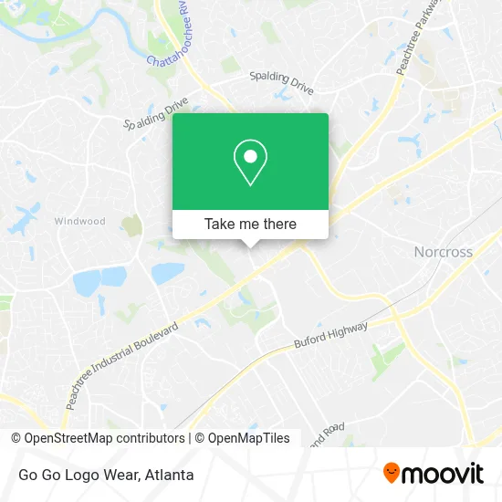 Go Go Logo Wear map